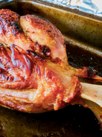 oven-roasted pork shanks