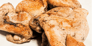 sizzling chicken thighs