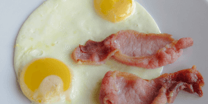 bacon and eggs