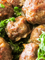 roasted lamb meatballs