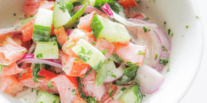 tomato and cucumber salad