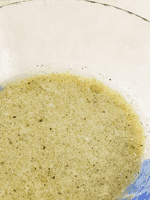 a bowl of dijon mustard vinaigrette