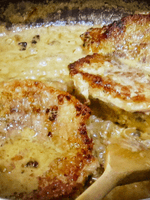 smothered pork medallions