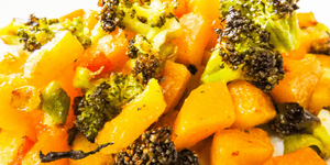 roasted broccoli and butternut squash