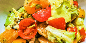 balsamic avocado and orange salad