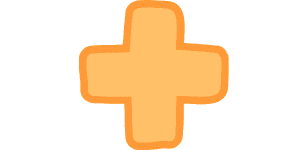 graffic image of a plus sign