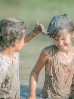muddy children