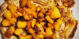 pork chops with apple cinnamon sauce