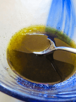 a bowl of apple cider vinaigrette