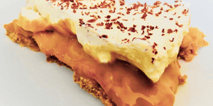 a slice of banoffee pie