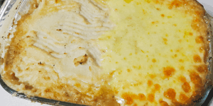 shepherd's pie with cauliflower topping