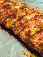 pork ribs with smoked paprika and thyme rub